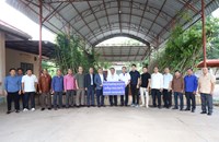 ສະມາຄົມນັກທຸລະກິດ ມອບຕົ້ນຄູນ ໃຫ້ແຂວງຄໍາມ່ວນ ຮ່ວມສ້າງພື້ນທີ່ສີຂຽວ