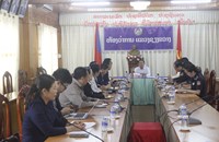 ຄະນະຮັບຜິດຊອບ ຊຸກຍູ້ ກວດກາ ຄຸນນະພາບແຮ່ທາດກ່ອນການສົ່ງອອກຢູ່ປາຍທາງ ທີ່ແຂວງຊຽງຂວາງ