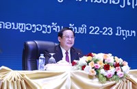 ນາຍົກໂອ້ລົມຕໍ່ກອງປະຊຸມສະຫຼຸບວຽກງານ ຫສນຍ ຫ້ອງການກະຊວງ-ອົງການ ແລະ ຫ້ອງວ່າການທ້ອງຖິ່ນ