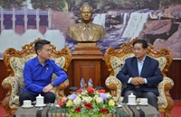 ການນໍາ ສຊປລ ເຄື່ອນໄຫວຊຸກຍູ້ວຽກງານຊາວໜຸ່ມ-ເຍົາວະຊົນ ຢູ່ແຂວງບໍລິຄຳໄຊ