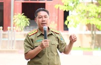 ຝຶກອົບຮົມຄວາມຮູ້ພື້ນຖານ ການສະກັດກັ້ນ ແລະ ຕ້ານອັກຄີໄພ ໃຫ້ຫ້ອງການ ສນຊ