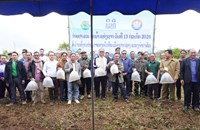ປາກຊ່ອງ ປ່ອຍປາ ລົງ​ສູ່​ແຫຼ່ງ​ນ້ຳ​ທຳ​ມະ​ຊາດພ້ອມປະກາດສ້າງຕັ້ງວັງສະຫງວນແຫ່ງໃໝ່
