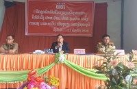 ປກສ ເມືອງພຽງ ຍົກລະດັບວຽກງານວິຊາສະເພາະໃຫ້ກຳລັງ ປກສ ບ້ານ