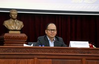 ຮອງຫົວໜ້າ ຄອສພ ປາຖະກະຖາວັນສໍາຄັນຂອງພັກ ຂອງຊາດ ຢູ່ກະຊວງອຸດສາຫະກໍາ ແລະ ການຄ້າ