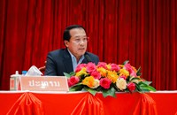 ສະຫາຍ ວັນໄຊ ພອງສະຫວັນ ໂອ້ລົມພະນັກງານຫຼັກແຫຼ່ງແຂວງຜົ້ງສາລີ