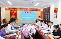 ຄະນະ ຄອສພ ລາວ ພົບປະກັບ ຄະນະໂຄສະນາສຶກສາ ແລະ ຂົນຂວາຍປະຊາຊົນ ແຂວງນິງບິງ