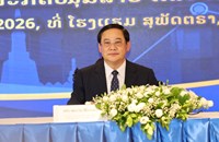 ນາຍົກລັດຖະມົນຕີ ໂອ້ລົມຕໍ່ກອງປະຊຸມສະຫຼຸບວຽກງານ 6 ເດືອນຕົ້ນປີ ສທໜລ