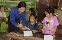 ຊາວໜຸ່ມອາສາສະໝັກ ສືບຕໍ່ພາລະກິດສ້າງອານາຄົດ ນໍານ້ອງຄືນສູ່ໂຮງຮຽນ