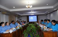 ສະຫະພັນກໍາມະບານສາລະວັນ ແລະ ສະຫະພັນແຮງງານ ນະຄອນເຫວ້ ພົບປະແລກປ່ຽນບົດຮຽນ