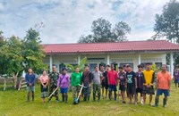 ຕາແສງໜອງງາ ສ້າງຂະບວນການ ອະນາໄມ ຕ້ອນຮັບສົກຮຽນໃໝ່