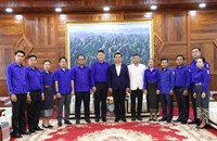ເລຂາຄະນະບໍລິຫານງານສູນກາງຊາວໜຸ່ມຊຸກ​ຍູ້​ວຽກ​ງານ​ຢູ່​ແຂວງ​ຄຳ​ມ່ວນ