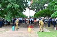 ຫສນຍ ຝຶກອົບຮົມວຽກງານການສະກັດກັ້ນ ແລະ ຕ້ານອັກຄີໄພ