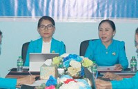 ແມ່ຍິງ​ແຂວງເຊກອງ ແລະ ກະຊວງ ຍທຂ ແລກປ່ຽນບົດຮຽນ