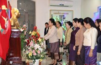 ຄອບຄົວການນໍາ ຢ້ຽມຊົມຫໍມູນເຊື້ອແນວລາວສ້າງຊາດ