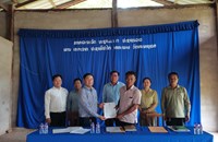 ມອບ-ຮັບໂຄງການພັດທະນາຊີວິດການເປັນຢູ່ຂອງປະຊາຊົນປັບຕົວຕໍ່ກັບການປ່ຽນແປງດິນຟ້າອາກາດ