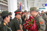 ຊ່ຽວຊານແພດ ຂະບວນລົດໄຟສັນຕິພາບ 2026 ກອງທັບປົດປ່ອຍປະຊາຊົນຈີນ  ເດີນທາງເຖິງ ນວ