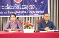 ຮອງຫົວໜ້າກົມໂຄສະນາຄອ​ສ​ພ ເຮັດວຽກກັບໂຄສະນາແຂວງເຊກອງ