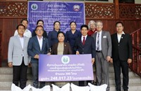 ອົງການໃຈບຸນສາກົນ ເດເຊເຣັດ (DIC) ມອບເຂົ້າສານ 300 ໂຕນ ໃຫ້ ສນຊ