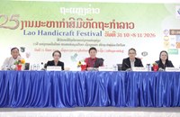 ກຽມຈັດງານມະຫະກຳສີມືຫັດຖະກຳລາວ ຄັ້ງທີ 25 ເພື່ອສະຫຼອງວັນຫັດຖະກຳແຫ່ງຊາດ