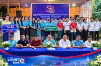 ເປີດຂະບວນການແຂ່ງຂັນກິລາບານເຕະຟຸດຊໍ ຕ້ອນຮັບວັນສ້າງຕັ້ງ ທຫລ ຄົບຮອບ 58 ປີ