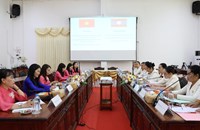 ສະຫະພັນແມ່ຍິງແຂວງຄໍາມ່ວນ ແລະ ແຂວງກວາງຈິ ສືບຕໍ່ຮັດແໜ້ນການພົວພັນຮ່ວມມື 2 ຝ່າຍ