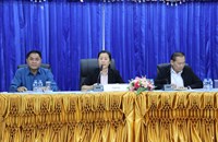 ຄໍາມ່ວນ ຫາລື ແລະ ນໍາສະເໜີວຽກງານດ້ານປະກັນສັງຄົມ