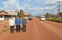 ການກໍ່ສ້າງເສັ້ນທາງຫຼວງແຫ່ງຊາດ ເລກທີ 10 ຂອງເມືອງທຸລະຄົມ ຄືບໜ້າ 80%