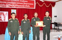 ປະດັບຫຼຽນໄຊພິລະອາດຫານຊັ້ນ II ໃຫ້ບັນດາສູນເສຍອົງຄະ ຢູ່ແຂວງຫຼວງພະບາງ