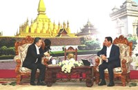 ເລຂາຄະນະພັກ ນວ ຕ້ອນຮັບນັກທຸລະກິດທີ່ມີຄວາມສົນໃຈມາລົງທຶນຢູ່ ນວ