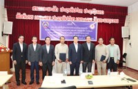ມອບ-ຮັບໜ້າທີ່ ຜູ້ອຳນວຍການສະຖາບັນກິລາ-ກາຍຍະກຳ ຜູ້ເກົ່າ ແລະ ຜູ້ໃໝ່