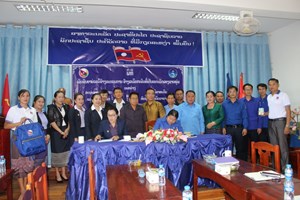 ເຊັນສັນຍາຮ່ວມມືສ້າງຜະລິດຕະພັນເອກະລັກຂອງຊາວໜຸ່ມແຂວງຫຼວງນໍ້າທາ