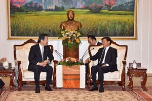 ຄະນະຜູ້ແທນຂັ້ນສູງພັກໂຄເມໂຕະ ຢ້ຽມຢາມ ແລະ ເຮັດວຽກຢູ່ ສປປ ລາວ