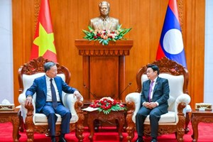 ປະທານສະພາແຫ່ງຊາດ ແຫ່ງ ສປປ ລາວ ພົບປະກັບ ປະທານປະເທດ ແຫ່ງ ສສ ຫວຽດນາມ