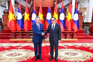 ນາຍົກລັດຖະມົນຕີ ແຫ່ງ ສປປ ລາວ ພົບປະກັບ ປະທານປະເທດ ແຫ່ງ ສສ ຫວຽດນາມ