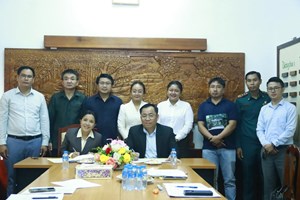 ເຊັນຂໍ້ຕົກລົງ ວ່າດ້ວຍ ການຮ່ວມມືທາງດ້ານວິຊາການ ກ່ຽວກັບການເຮັດໝັນເສືອໂຄ່ງ