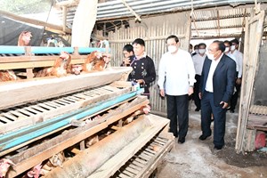 ນາຍົກລັດຖະມົນຕີ ຕິດຕາມຊຸກຍູ້ວຽກງານ ຢູ່ແຂວງໄຊຍະບູລີ