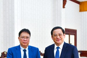 ທ່ານນາຍົກລັດຖະມົນຕີຕ້ອນຮັບທ່ານປະທານສະພາບັນດິດວິທະຍາສາດ ແລະ ເຕັກໂນໂລຊີ ສສ ຫວຽດນາມ