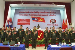 ກອງພັນກໍ່ສ້າງຂົວທາງ 587 ສຳເລັດກອງປະຊຸມໃຫຍ່ ຄັ້ງທີ V