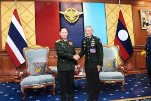 ຮອງ ລມຕ ກະຊວງປ້ອງກັນປະເທດຢ້ຽມຢາມ ແລະ ເຮັດວຽກຢູ່ຣາຊະອານາຈັກໄທ