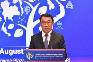 ກອງປະຊຸມເວທີພົບປະພາກທຸລະກິດແມ່ນໍ້າຂອງ-ສເກົາຫຼີ ຄັ້ງທີ 12