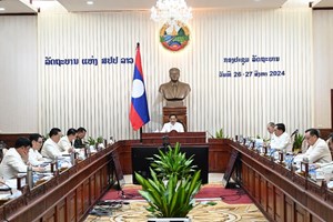 ເປີດກອງປະຊຸມສະໄໝສາມັນ ຂອງລັດຖະບານ ປະຈຳເດືອນສິງຫາ2024