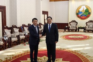 ນາຍົກລັດ​ຖະ​ມົນ​ຕີ ຕ້ອນຮັບ ລັດ​ຖະ​ມົນ​ຕີ ກະຊວງປ້ອງກັນຄວາມສະຫງົບ ສສ ຫວຽດນາມ