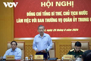 ກອງປະຊຸມຄະນະຜູ້ປະຈຳການຄະນະພັກການທະຫານສູນກາງ ຫວຽດນາມ