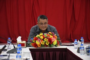 ປຶກສາຫາລື ບັນຫາດ້ານສິ່ງແວດລ້ອມຢູ່ກ້ອງແລວສະຫງວນສາຍສົ່ງໄຟຟ້າ 500 kv