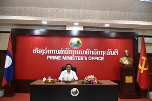 ນາຍົກລັດຖະມົນຕີ ຊີ້ນໍາຕໍ່ກອງປະຊຸມການຮັບມື ແລະ ການແກ້ໄຂໄພນໍ້າຖ້ວມ