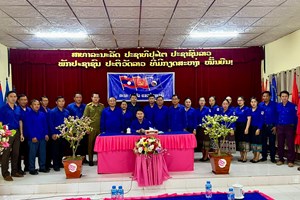 ການນຳ ສູນກາງ ຊປປລ ພົບປະໂອ້ລົມຄະນະຊາວໜຸ່ມແຂວງໄຊຍະບູລີ