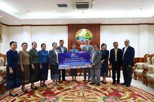 ສະພາແຫ່ງຊາດ ມອບ-ຮັບ ພ້ອມຈັດສົ່ງການຊ່ວຍເຫຼືອໄປຊ່ວຍຊາວແຂວງຫຼວງນໍ້າທາ