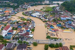 7 ບ້ານຂອງເມືອງຊໍາເໜືອ ໄດ້ຮັບຜົນກະທົນໜັກຈາກໄພນໍ້າຖ້ວມ