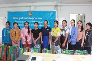 ສະຫະພັນແມ່ຍິງແຂວງເຊກອງ ຈັດຝຶກອົບຮົມວິຊາຕັດຫຍິບ