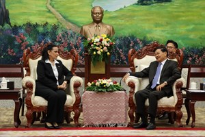 ປະທານປະເທດຕ້ອນຮັບຫົວໜ້າອົງການໄອຍະການສູງສຸດ ສ ກູບາເຂົ້າຢ້ຽມຂໍ່ານັບ